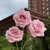 3 Arreglos de Rosas de Diamante para Montaje de Escena de Boda, Guía de Escenario, Pared de Flores de Piso, Flores Falsas de Techo, Flores de Seda, Flores Artificiales al por Mayor