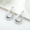 Pendientes de C-shape de Moda con Sentido de Diseño de Nicho para Mujer, Pendientes de Botón Versátiles y Modernos, Pendientes de Botón Geométricos, Joyería de Oreja Exquisita y Elegante para Mujer