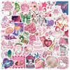 50 piezas de pegatinas de cuento de hadas pastel, pegatinas decorativas DIY soñadoras y relajantes para teléfonos móviles, portátiles, equipaje y botellas de agua