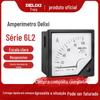 DeLixi Instrumento tipo Instalação Amperímetro Voltímetro 6L2-450v Medidor Ponteiro AC Medidor de Transformador Indicação por Ponteiro