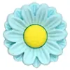 Flores Coloridas Adesivos de Borracha Macia 3D Decorações Planas para Capas de Celular Papelaria Acessórios de PVC 3D Acessórios para Joias DIY
