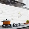 Pegatina de Pared Autoadhesiva de Dibujos Animados Pegatina a Prueba de Aceite para Cocina Papel Tapiz de Azulejos Impermeable para Baño Estufa Resistente a Altas Temperaturas Calcomanía de Renovación