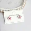 Precio especial de fábrica moda nueva tendencia simple versátil aretes de acero de titanio aretes para mujer aretes de diseño de alta calidad
