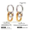 Pendientes de Acero Inoxidable Europeos y Americanos Jieding, Lujo Accesible y Joyería Popular Transfronteriza de Gama Alta Pendientes de Acero de Titanio para Mujer Estilo Ins