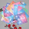 15cm Céu Estrelado Constelação Impressão Colorida Dobro-Face Origami Artesanal Papel Empilhado Grou Coração diy Materiais Artesanais