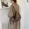 Bolso Bandolera Estampado de Leopardo Retro de Nicho para Mujer Otoño/Invierno 2026 Nueva Moda Simple para el Trabajo Bolso de Hombro Casual