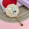 Fabricante Espejo de Mano Pequeño Fresco Espejo de Maquillaje Celebridad de Internet Panda Souvenir Cultural y Creativo de Xi'an Artesanías de Viaje Venta al por Mayor