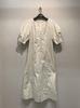 Alta Costura Verão Novo Estilo Japonês Retrô Estilo Palácio Vestido Longo Emagrecedor Cintura Alta Elegante Decote em V