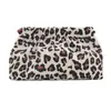 Nova Bolsa de Maquiagem Grande Capacidade Estilo Ins 2024 Bolsa Portátil para Armazenamento de Cosméticos Bolsa de Armazenamento com Estampa de Leopardo para Mulheres