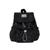 Mochila Escolar Estudante Estrela Estilo Japonês Fofa Versátil Simples com Cordão Mochila Escolar para Alunos do Ensino Médio Mochila de Grande Capacidade