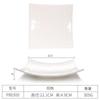 Prato de melamina imitação de porcelana louça de restaurante prato de plástico prato quadrado para refogar prato para prato frio de hotel prato para hot pot prato para acompanhamento