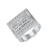 Anillo Transfronterizo Nuevo Hip Hop Europeo y Americano Última Cena Acero de Titanio Chapado en Oro de 18 Quilates Joyería de Mano de Personalidad de Nicho para Hombres