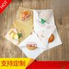 Bolsa de Papel Triangular para Panqueques, Galletas, Sándwich, Dona, Bolsa para Alimentos, Pan, Bolsa de Papel para Hamburguesa Pequeña