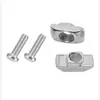 Perfiles de aluminio armario barra para ropa con tornillos accesorios para barra de ropa barra para colgar ropa montada en la parte superior barra colgante suspendida barra horizontal vertical