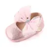 Zapatos para bebé de 0 a 1 año primavera y otoño zapatos de bebé para mujer lazo de gasa suela suave cómodos zapatos de princesa para bebé 2650