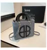 Bolsa de Ombro Grande Capacidade para o Trabalho 2025 Novo Estilo Casual Cor Contrastante Estilo Nicho Coreano Bolsa Quadrada Pequena
