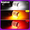 Luz LED de freno para coche 1157 3014 144 bombilla brillante antiestroboscópica 1156 señal de giro rojo blanco amarillo