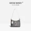 Bolsa Tote Grande Capacidade para Mulheres 26D Novo Estilo Transversal Jacquard Tendência Estilo Kerry Texturizada Bolsa de Ombro para o Dia a Dia