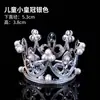 Decoración de Pastel de Cumpleaños de Celebridad de Internet Corona Adornos Tiara de Perlas de Reina para Niños Accesorios de Sombrerería para Adultos