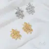 Aretes de Flor con Forma Especial Chapados en Oro Real de 14K que Conservan el Color con Colgantes Aretes de Perlas Hechos a Mano DIY Accesorios de Joyería Materiales