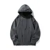 Suéter de Chenille Irregular com Recortes Rasgados, Novo Estilo Outono e Inverno, Design Desconstruído com Capuz, Jaqueta com Cordão Ajustável
