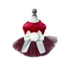 PETCIRCLE Ropa para Mascotas Perros Pequeños Cachorros Mascotas Lindas Temperamento Princesa Lujo Ligero Estilo Socialité Vestido de Novia Marilyn Monroe