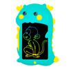 Placa de escrita LCD colorida de gato de desenho animado de 10 polegadas, placa de desenho para grafite de proteção ocular infantil, placa de escrita de energia luminosa eletrônica LCD