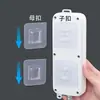 Pacote com 10 Ganchos Plástico Transparente Armazenamento de Roupas e Chapéus Ganchos de Parede Sem Furos Banheiro Dropshipping Ganchos Adesivos Sem Marca Dropshipping