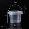 Fabricante Atacadista Enviado 1-5L Saco Grau Alimentício Balde Plástico Transparente Brinquedo Balde Selado Balde para Embalagem Takeaway de Pó de Gelo