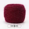 Hilo de Terciopelo Ardilla Grosor Medio Hecho a Mano DIY Aguja de Tejer Sombrero Bufanda Suéter Ropa Exterior Hilo de Seda Mohair Brillante