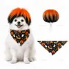 Festival de Pets Conjunto de Perucas Malucas Lenço de Halloween Peruca Conjunto de Duas Peças Pode Ser Dropshipping [Personalização de Processamento]