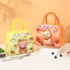 Bolsa de Almuerzo Portátil de Dibujos Animados de Dopamina con Patrón Tridimensional, Bolsa de Lonchera Linda, Bolsa Térmica para Almuerzo, Transfronteriza para Estudiantes y Niños