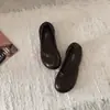 Sapatos Mary Jane de Verão 2026 com Bico Redondo e Salto Interno, Sapatilhas com Laço para Meninas, Sapatos Versáteis para Avós