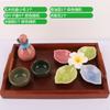 Suministros para Salón de Belleza SPA SPA plato de cerámica con esmalte de hielo agrietado olla para aceites esenciales pequeño tazón para aceites esenciales botella mezcladora set de bandeja de bambú