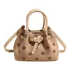 Nova Bolsa Fofa de Bolinhas 2026 para Mulheres, Moda Outono Commuting Casual Diária Grande Capacidade Ombro Transversal