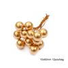 Champagne Dourado Flor de Simulação Flor Pérola Miolo Pistilo Fruta DIY Grampo de Cabelo Artesanal Joia de Cabelo Decoração Acessórios Material