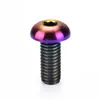 Tornillo de Disco de Aleación de Titanio M5x10 Fijación de Disco de Freno de Disco TC4 Alta Resistencia Libre de Óxido Tornillo para Marco de Tetera m5 * 12