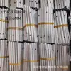 Tubo Metálico de Alumínio Acessórios Feitos à Mão Tubo de Sino de Vento Prata Brilhante Tubo de Sino de Vento para Varanda Sala de Estar Enfeites Pendurados Anodizado