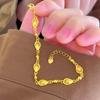 Pulsera de Fresas Gotas Doradas de Lata Chapado en Cobre Dorado Estilo Coreano Fresco Pequeño Simple Mismo Estilo del Libro Rojo Estilo Mori Pulsera para Novia