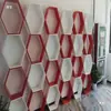 Vitrina de Panal Combinación Irregular Soporte Creativo para Exhibición de Bolsas de Zapatos Colocación Madera Pintura para Hornear Estante de Almacenamiento Hexagonal