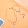 Corea del Sur Nuevo Collar de Cuentas Color Caramelo Macaron Estilo Dulce Lindo de Niña Cadena para Clavícula de Amor