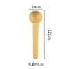 Cuchara de Madera Transfronteriza para Niños, Mini Cuchara de Madera de 5g, Cuchara Medidora de Madera Maciza, Cuchara de Café y Leche en Polvo de Alto Valor Estético, Personalizable