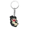 Llavero de Perrito Nuevo Lindo Transfronterizo Colgante de Llave de Goma Suave de PVC Accesorios Pequeña Decoración Colgante Venta al por Mayor de Fábrica