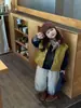Ropa de Invierno Nueva para Niños 2025 Ropa Infantil Estilo Coreano Niños y Niñas Chaleco Acolchado Amarillo Chaleco de Invierno para Guardería