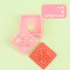 Moldes para Galletas 3D Serie Año Nuevo, Moldes Realistas para Galletas DIY con Diseño de Prensa Tridimensional, Materiales Seguros, Fáciles de Limpiar