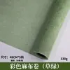 Papel de Embrulho Colorido de Linho em Rolo Flor Floricultura Artesanal Material DIY Malha Impermeável Rolo de Linho Atacado