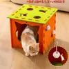 Cama para Gatos e Arranhador Combinados em Feltro, Adequado para Todas as Estações, Novo Estilo com Duas Camadas, Proporcionando um Ninho Seguro para Dormir e um Esconderijo para Gatos