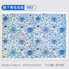 Papel de Color para Bajo Cubierta de Cerámica Jingdezhen Azul y Blanco Calcomanías Flores y Pájaros Auspiciosos Patrón Zodiacal Calcomanía para Bajo Cubierta de Alta Temperatura