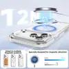 Adecuado para funda de teléfono iPhone 18 Pro Max, magnético transparente, Apple 17/16e, resistente a caídas y carcasa de teléfono anti-amarilleo
