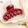 Qiyue Nuevo Pinza para el Cabello de Calabaza de Color Sólido Pinza de Tiburón Grande PC Exquisito Accesorio para el Cabello de Alta Gama para Mujeres Yiwu Al por Mayor